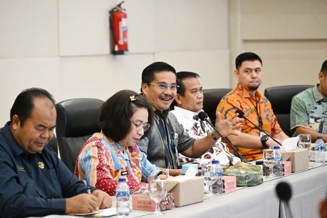 Sekdaprov Sumut, Togap Simangunsong, berkunjung ke Bapenda Sumut