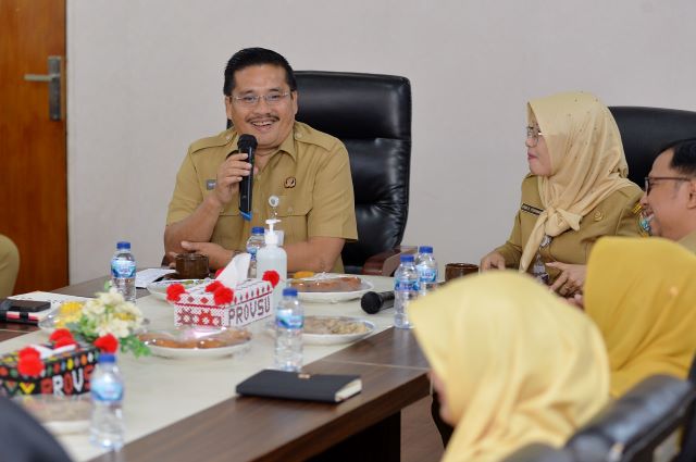 Sekdaprov Sumut, Togap Simangunsong, berkunjung ke Dinas PPPA-KB