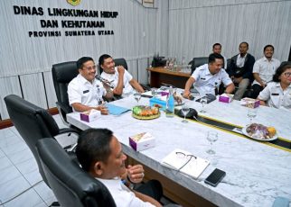 Sekdaprov Sumut, Togap Simangunsong, kunjungi Dinas LHK Sumut