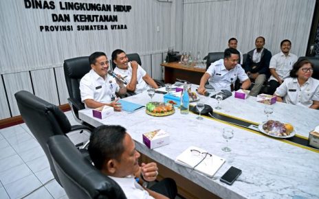 Sekdaprov Sumut, Togap Simangunsong, kunjungi Dinas LHK Sumut