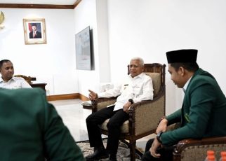 Wakil Gubernur Sumut, Surya, menerima audiensi Pengurus Al Washliyah Asahan