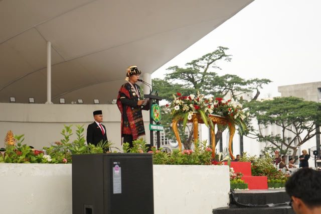 Wali Kota Medan, Rico Tri Putra Bayu Waas, Irup upacara HUT RI ke 80