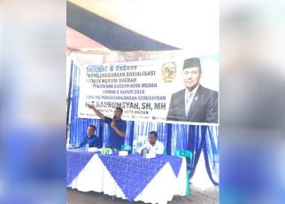 Anggota DPRD Medan Fraksi PAN, T. Bahrumsyah, gelar Sosper VIII TA 2025 di Belawan