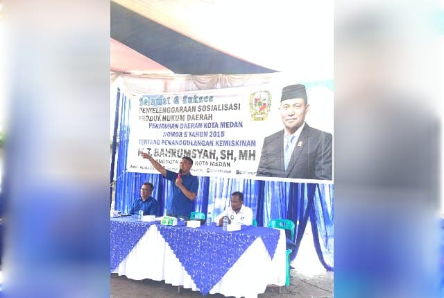 Anggota DPRD Medan Fraksi PAN, T. Bahrumsyah, gelar Sosper VIII TA 2025 di Belawan