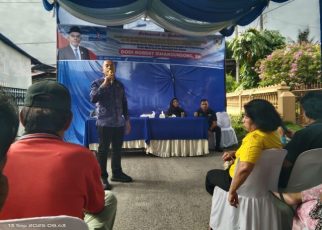 Anggota DPRD Medan Fraksi Demokrat, Dodi Robert Simanunsong, gelar Sosper IX di Medan Kota