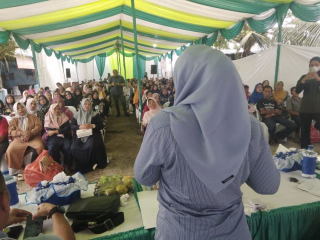 Anggota DPRD Medan Fraksi Hanura-PKB, Roma Uli Silalahi, gelar Sosper IX di Medan Marelan 3