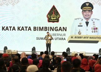 Gubernur Sumut, Bobby Nasuion, hadiri Milad Pandawa