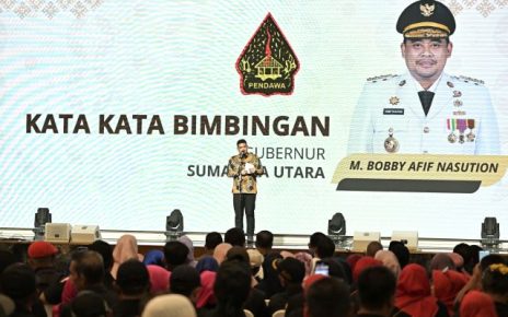 Gubernur Sumut, Bobby Nasuion, hadiri Milad Pandawa