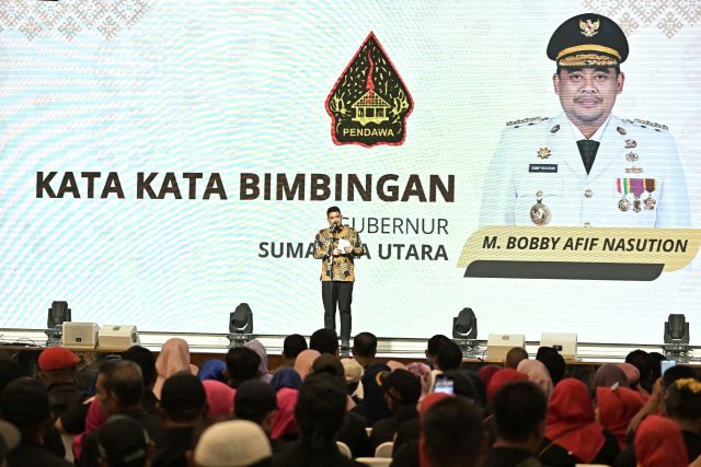 Gubernur Sumut, Bobby Nasuion, hadiri Milad Pandawa