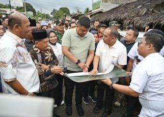 Gubernur Sumut, Bobby Nasution, di Pasar Rodi Bahorok