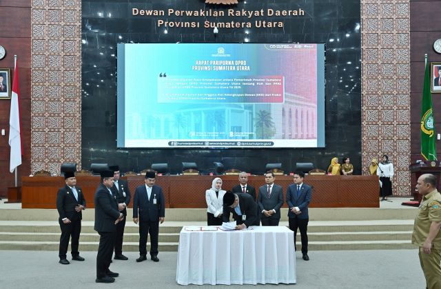 Gubernur Sumut, Bobby Nasution, teken KUA-PPAS P-APBD 2025