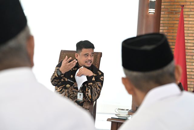 Gubernur Sumut, Bobby Nasution, terima audiensi Baznas