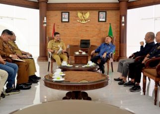 Gubernur Sumut, Bobby Nasution, terima audiensi PWI Sumut