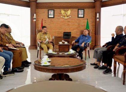 Gubernur Sumut, Bobby Nasution, terima audiensi PWI Sumut