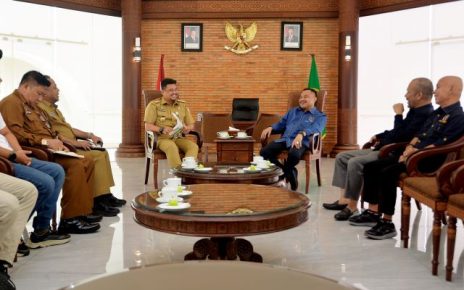 Gubernur Sumut, Bobby Nasution, terima audiensi PWI Sumut