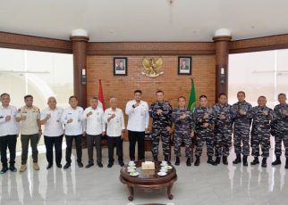 Gubernur Sumut, Bobby Nasution, terima kunjungan Komandan AL
