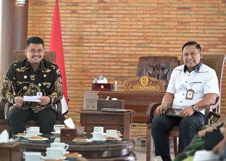 Gubernur Sumut, Bobby Nasution, terima kunjungan Stafsus Kemendagri Wahyu Bintoni Hari Bawono