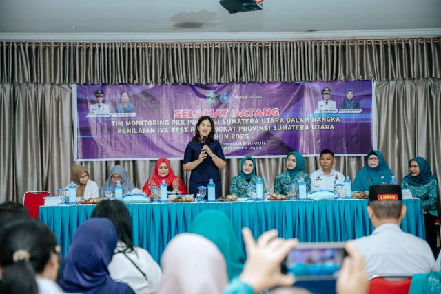 Ketua TP PKK Sumut, Kahiyang Ayu, kunjungi PKK Medan Maimun