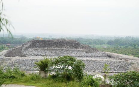 Penampakan kondisi TPA Terjun Marelan saat ini