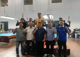Penutupan kejuaraan biliar antar wartawan