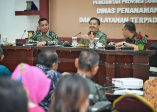 Sekdaprov Sumut, Togap Simangunsong, kunjungi Dinas PMPTSP
