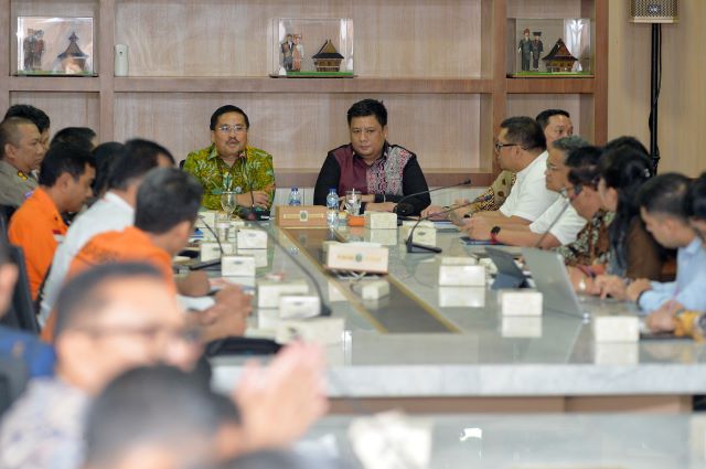 Sekdaprov Sumut, Togap Simangunsong, pimpin rapat UTMB Trail Run