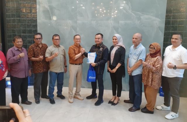 Silaturahmi PWI Sumut dengan PT. PHCM