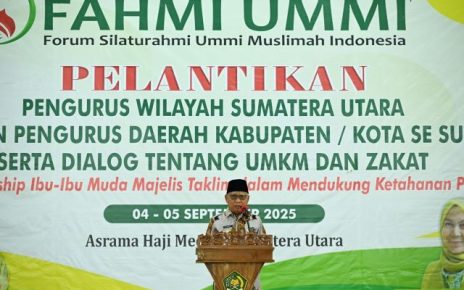 Wakil Gubernur Sumut, Surya, hadiri Pelantikan FAHMI UMMI Sumut