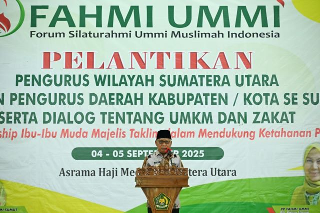 Wakil Gubernur Sumut, Surya, hadiri Pelantikan FAHMI UMMI Sumut