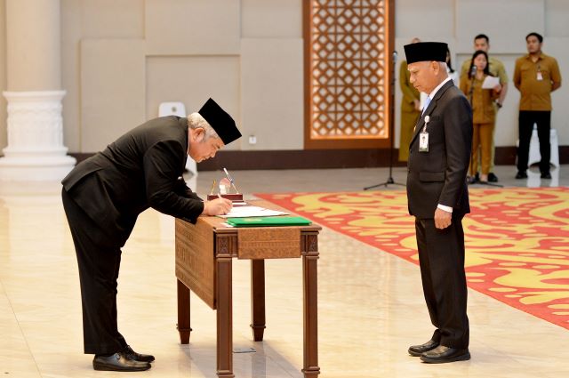 Wakil Gubernur Sumut, Surya, lantik pejabat eselon II