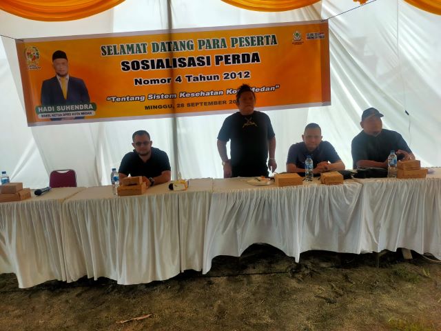 Wakil Ketua DPRD Medan, Hadi Suhendra, gelar Sosper IX TA 2025 di Belawan
