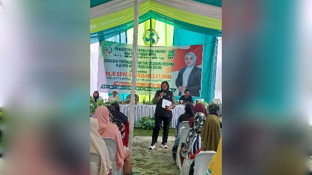 Anggota DPRD Medan Fraksi Hanura-PKB, Roma Uli Silalahi, gelar Sosper X TA 2025 di Tangkahan