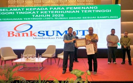 Bank Sumut raih penghargaan dari Tapera