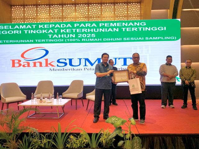 Bank Sumut raih penghargaan dari Tapera