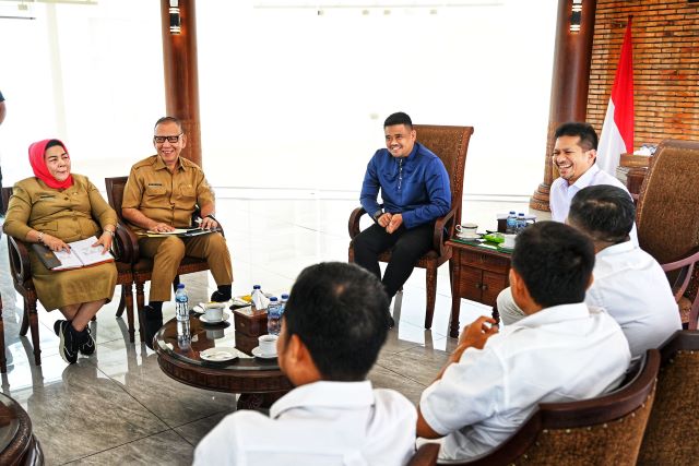 Gubernur Sumut, Bobby Nasution, terima audiensi Kadin dan Apindo