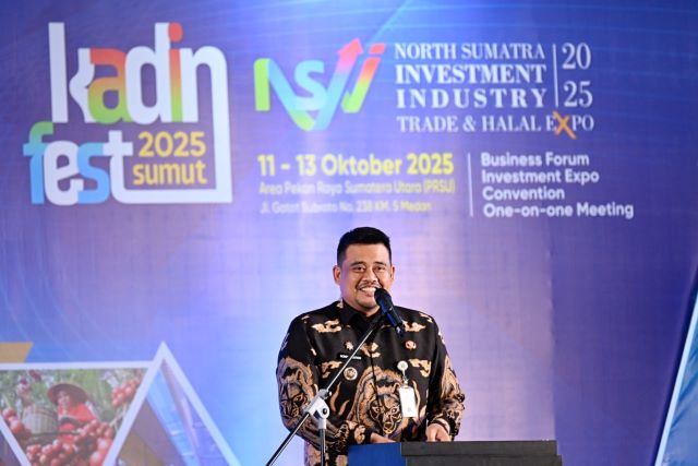 Gubernur Sumut, Bobby Nasution, buka North Sumatera Investment Industry Trade & Halal Expo 2025 1