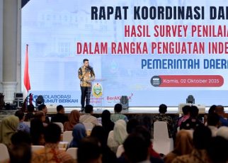 Gubernur Sumut, Bobby Nasution, hadiri Rakor SPI KPK