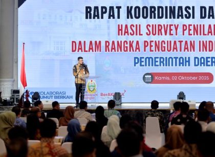 Gubernur Sumut, Bobby Nasution, hadiri Rakor SPI KPK