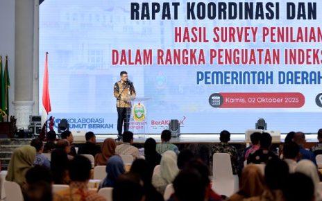 Gubernur Sumut, Bobby Nasution, hadiri Rakor SPI KPK