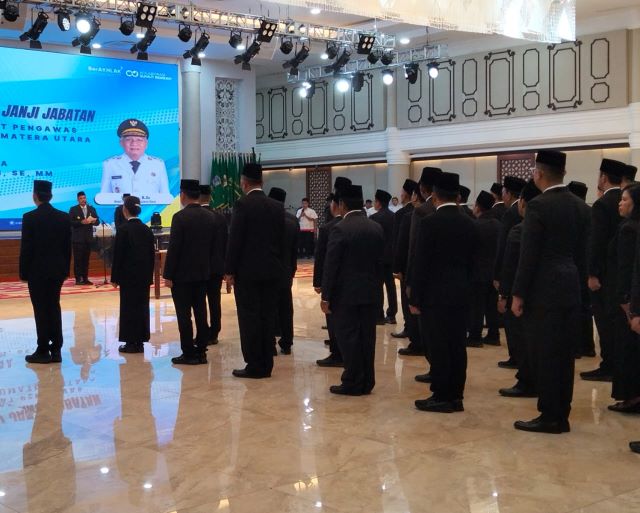 Gubernur Sumut, Bobby Nasution, lantik 177 pejabat Eselon III & IV