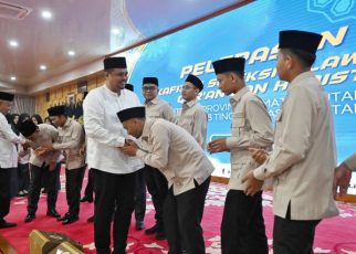 Gubernur Sumut, Bobby Nasution, lepas kafilah STQH Sumut ke Kendari