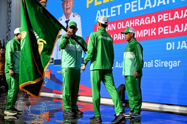 Gubernur Sumut, Bobby Nasution, lepas kontingen Popnas & Peparpenas 2025 1