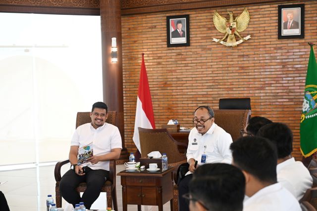 Gubernur Sumut, Bobby Nasution, terima audiensi Badan Gizi Nasional