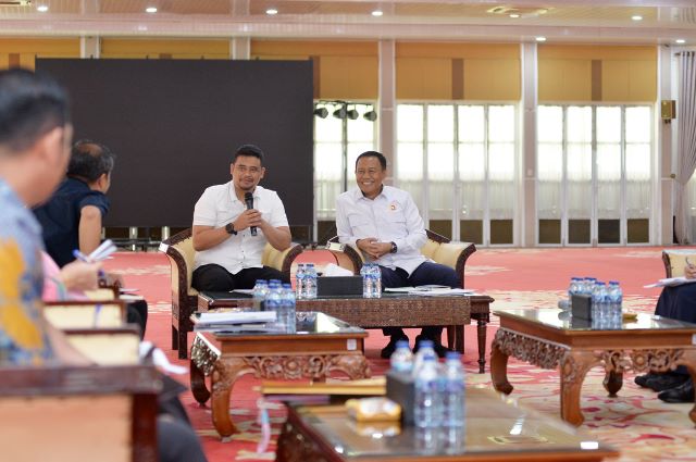 Gubernur Sumut, Bobby Nasution, terima audiensi Dirjen Hubda Kementerian Perhubungan