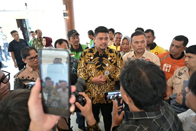 Gubernur Sumut, Bobby Nasution, terima audiensi Ojol