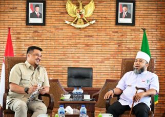Gubernur Sumut, Bobby Nasution, terima kunjungan Gubernur Bengkulu