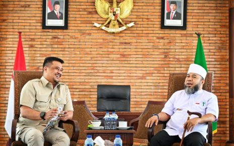 Gubernur Sumut, Bobby Nasution, terima kunjungan Gubernur Bengkulu