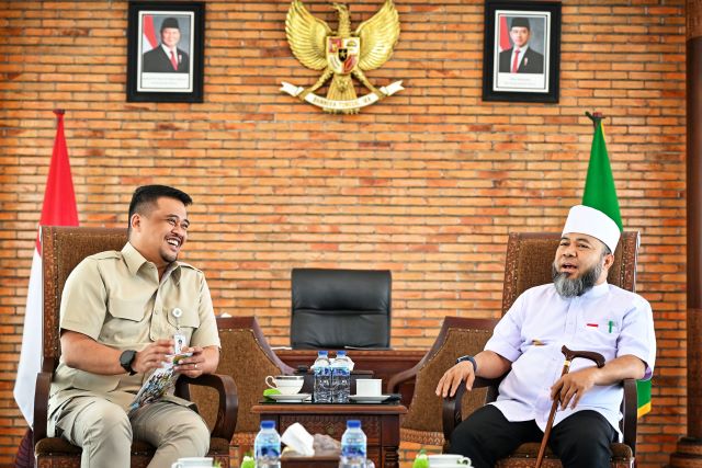 Gubernur Sumut, Bobby Nasution, terima kunjungan Gubernur Bengkulu