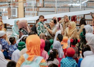 Kahiyang Ayu hadiri lomba membatik anak usia dini di Serdangbedagai