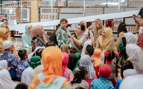 Kahiyang Ayu hadiri lomba membatik anak usia dini di Serdangbedagai